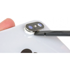 Si se ha roto el cristal de la cámara trasera del iPhone X.