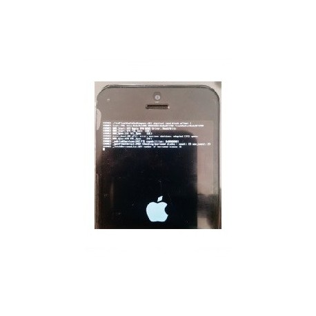 Reparacion letras blancas al encender iPhone 5